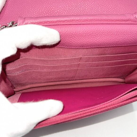 Chanel Chain Wallet Women's Shoulder Bag Coco Mark Crossbody Wallet Chanel - Picture 4 of 16